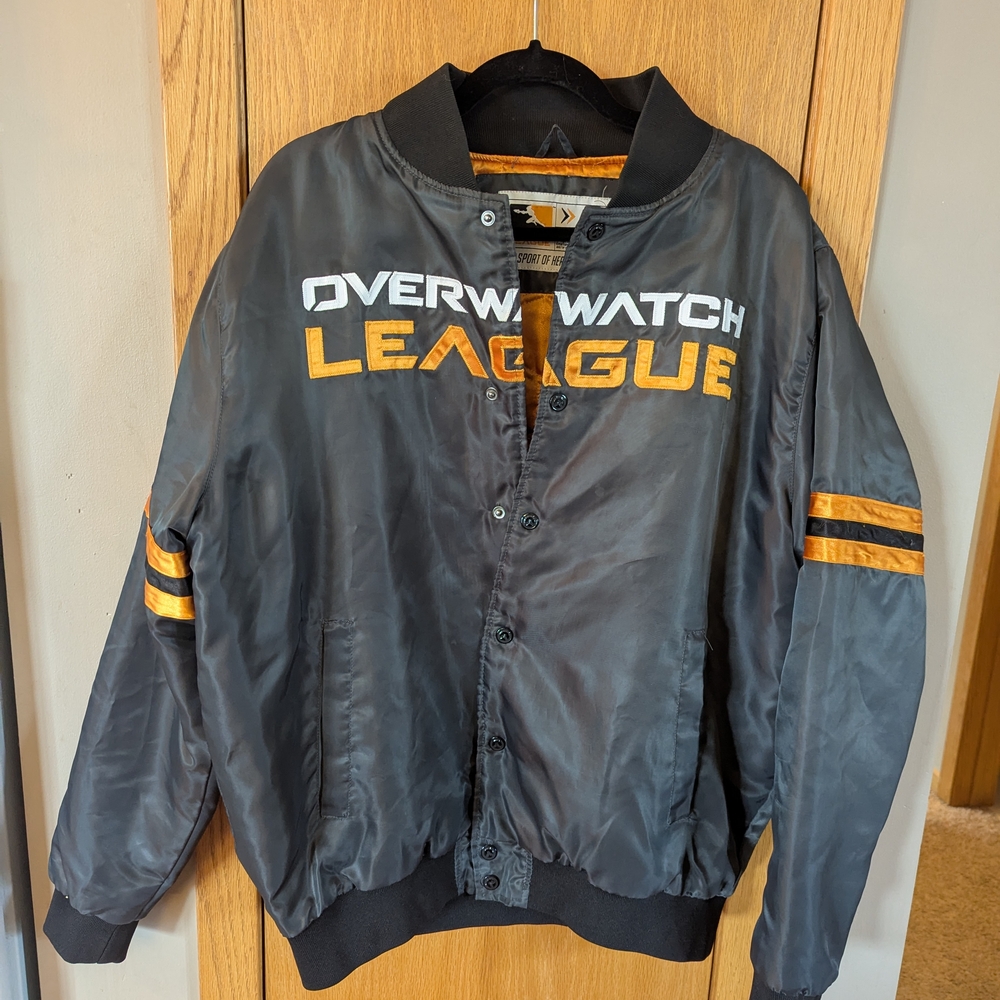 Overwatch League Black Bomber Jacket